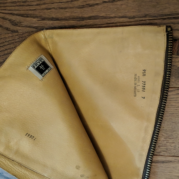 Frye cognac leather boots 9.5 - Picture 7 of 9